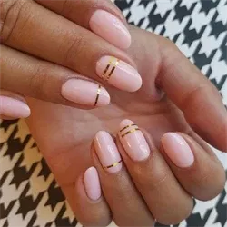 214 Be Demure, CND Vinylux, Flirtation Collection